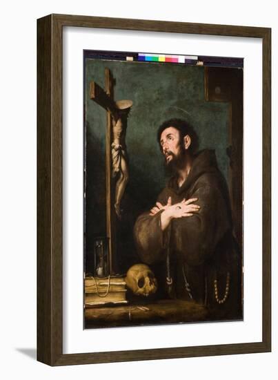 St. Francis in Ecstasy, C.1610-20-Bernardo Strozzi-Framed Giclee Print