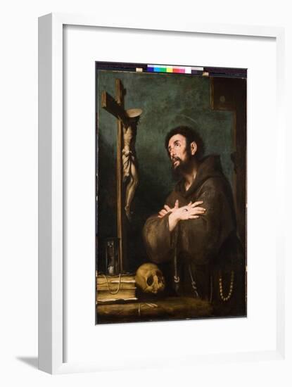 St. Francis in Ecstasy, C.1610-20-Bernardo Strozzi-Framed Giclee Print