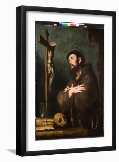 St. Francis in Ecstasy, C.1610-20-Bernardo Strozzi-Framed Giclee Print