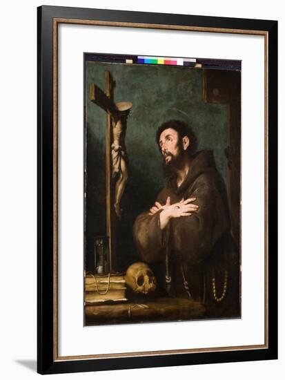 St. Francis in Ecstasy, C.1610-20-Bernardo Strozzi-Framed Giclee Print