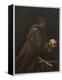 St Francis in Meditation-Caravaggio-Framed Premier Image Canvas