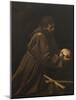 St Francis in Meditation-Caravaggio-Mounted Giclee Print