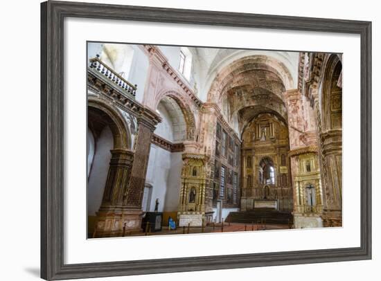 St. Francis of Assisi Church, UNESCO World Heritage Site, Old Goa, Goa, India, Asia-Yadid Levy-Framed Photographic Print