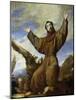 St. Francis of Assisi (circa 1182-1220) 1642-Jusepe de Ribera-Mounted Giclee Print