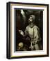 St. Francis of Assisi Receiving the Stigmata, c.1595-El Greco-Framed Giclee Print