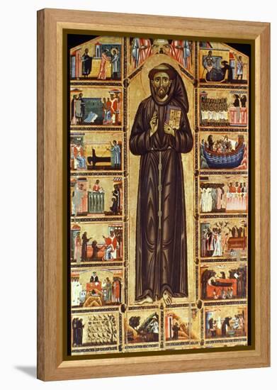 St Francis Of Assisi-Master of St. Francis Bardi-Framed Premier Image Canvas