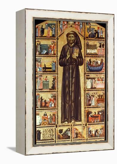 St Francis Of Assisi-Master of St. Francis Bardi-Framed Premier Image Canvas