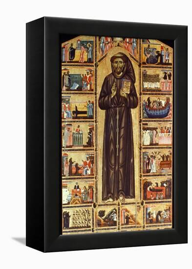 St Francis Of Assisi-Master of St. Francis Bardi-Framed Premier Image Canvas