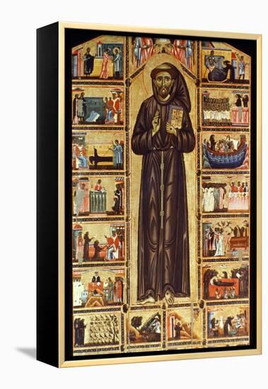 St Francis Of Assisi-Master of St. Francis Bardi-Framed Premier Image Canvas