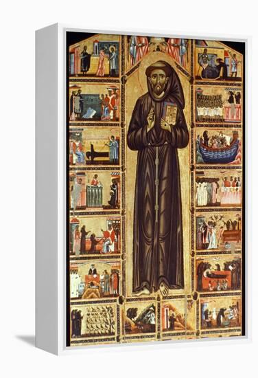 St Francis Of Assisi-Master of St. Francis Bardi-Framed Premier Image Canvas