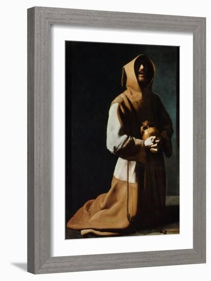 St Francis Of Assisi-Francisco de Zubaran-Framed Giclee Print