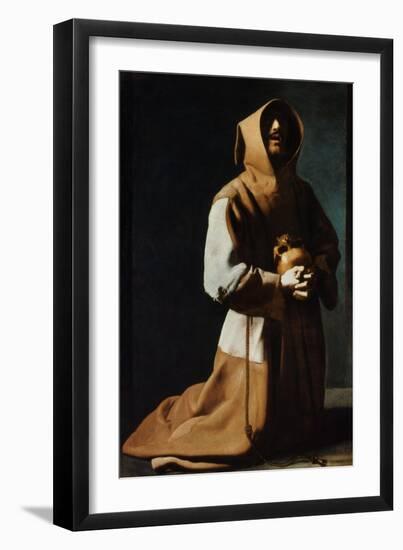 St Francis Of Assisi-Francisco de Zubaran-Framed Giclee Print