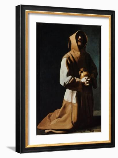 St Francis Of Assisi-Francisco de Zubaran-Framed Giclee Print