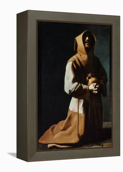 St Francis Of Assisi-Francisco de Zubaran-Framed Premier Image Canvas