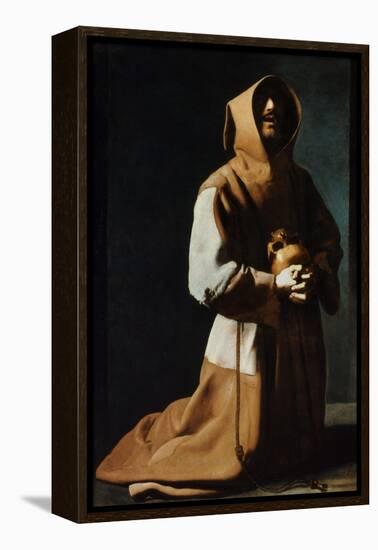 St Francis Of Assisi-Francisco de Zubaran-Framed Premier Image Canvas