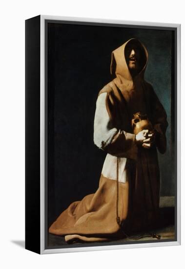 St Francis Of Assisi-Francisco de Zubaran-Framed Premier Image Canvas