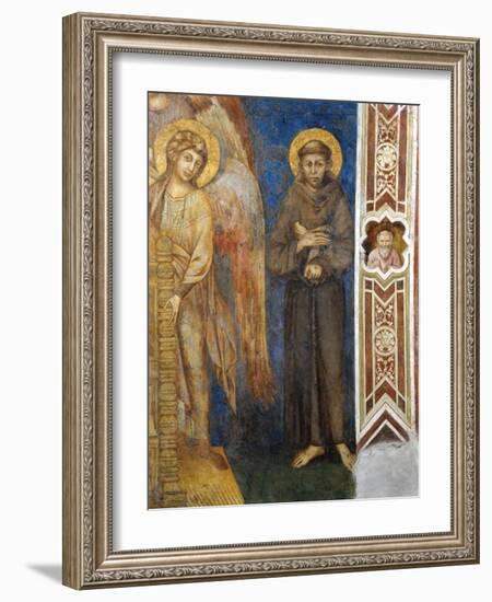 St Francis of Assisi-Giovanni Cimabue-Framed Giclee Print