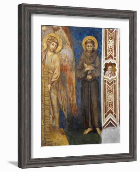 St Francis of Assisi-Giovanni Cimabue-Framed Giclee Print