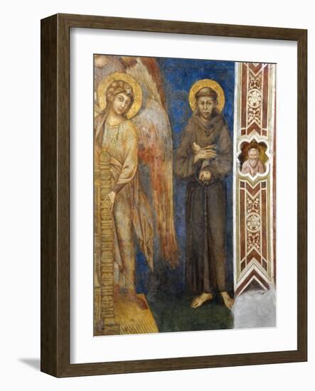 St Francis of Assisi-Giovanni Cimabue-Framed Giclee Print