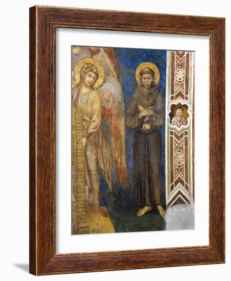 St Francis of Assisi-Giovanni Cimabue-Framed Giclee Print