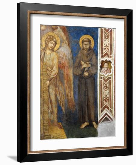 St Francis of Assisi-Giovanni Cimabue-Framed Giclee Print