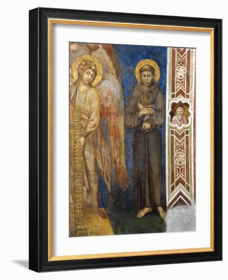 St Francis of Assisi-Giovanni Cimabue-Framed Giclee Print