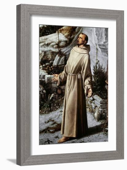 St. Francis Of Assisi-Giovanni Bellini-Framed Giclee Print