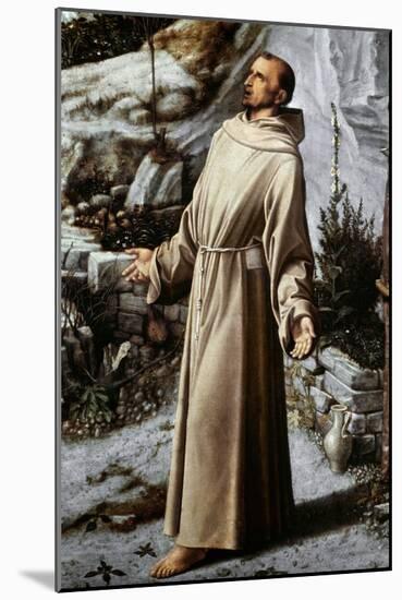 St. Francis Of Assisi-Giovanni Bellini-Mounted Giclee Print