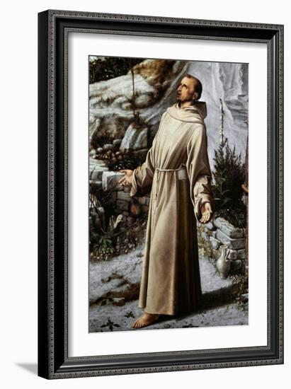 St. Francis Of Assisi-Giovanni Bellini-Framed Giclee Print