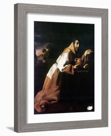 St. Francis Of Assisi-Francisco de Zubaran-Framed Giclee Print