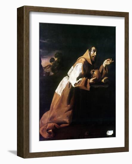 St. Francis Of Assisi-Francisco de Zubaran-Framed Giclee Print