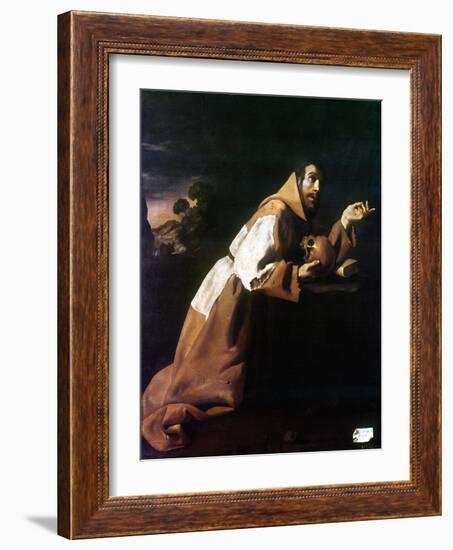 St. Francis Of Assisi-Francisco de Zubaran-Framed Giclee Print