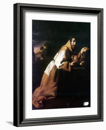 St. Francis Of Assisi-Francisco de Zubaran-Framed Giclee Print