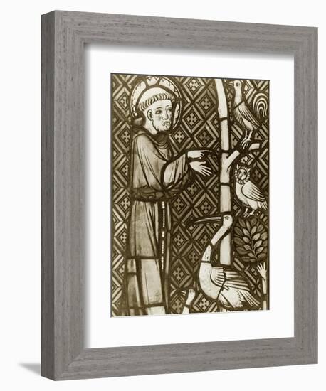 St. Francis Preaching to the Birds-null-Framed Giclee Print