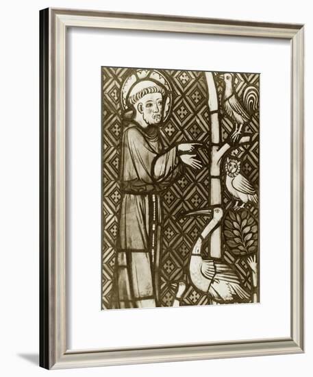 St. Francis Preaching to the Birds-null-Framed Giclee Print