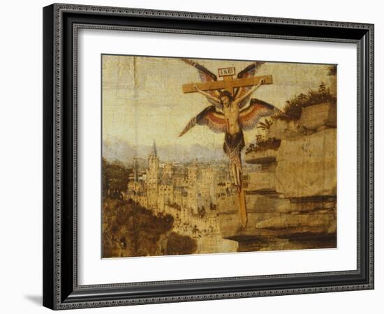 St Francis Receiving Stigmata, 1432-Jan van Eyck-Framed Giclee Print