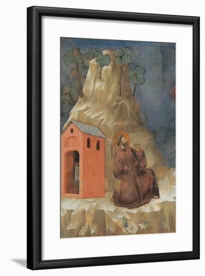 St. Francis Receiving Stigmata-Giotto-Framed Art Print