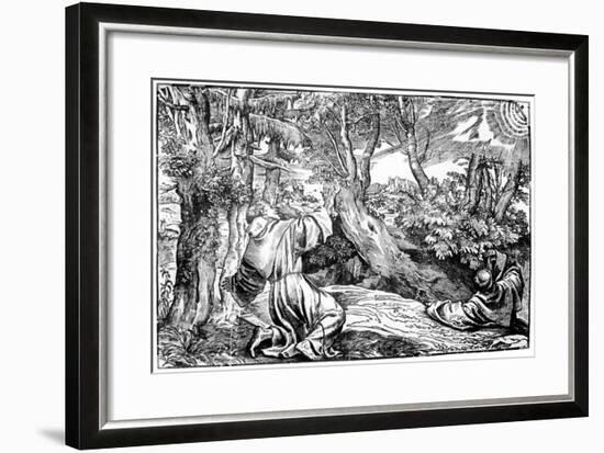 St Francis Receiving the Stigmata, 1937-Nicolo Boldrini-Framed Giclee Print