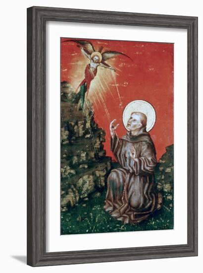 St Francis Receiving the Stigmata, C1430-1451-Stephan Lochner-Framed Giclee Print