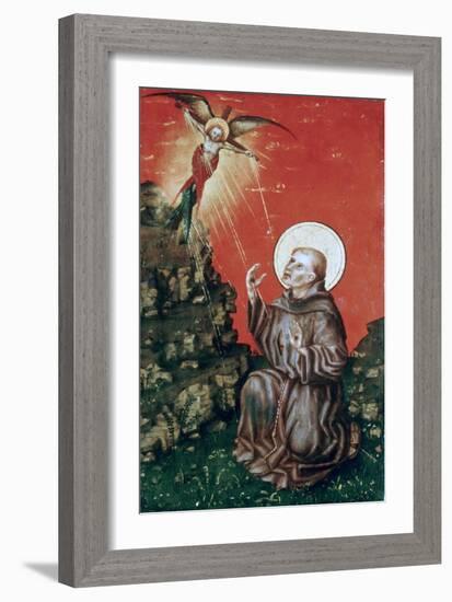 St Francis Receiving the Stigmata, C1430-1451-Stephan Lochner-Framed Giclee Print