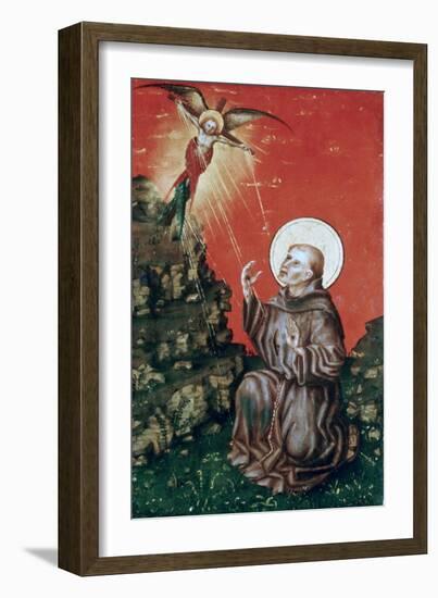 St Francis Receiving the Stigmata, C1430-1451-Stephan Lochner-Framed Giclee Print