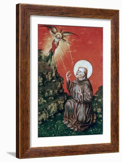 St Francis Receiving the Stigmata, C1430-1451-Stephan Lochner-Framed Giclee Print