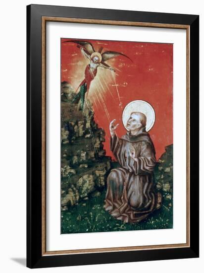 St Francis Receiving the Stigmata, C1430-1451-Stephan Lochner-Framed Giclee Print