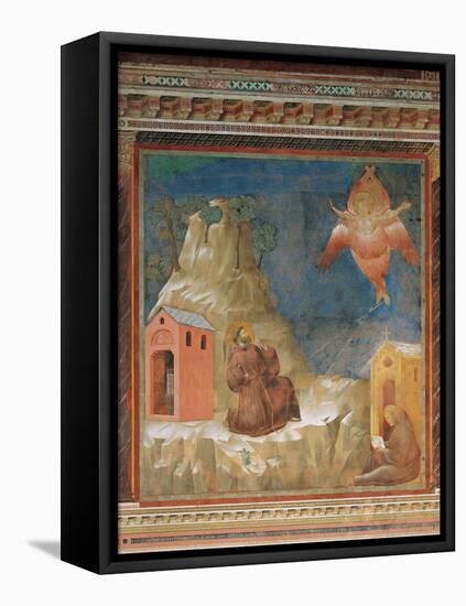 St Francis Receiving the Stigmata-Giotto di Bondone-Framed Premier Image Canvas