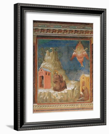 St Francis Receiving the Stigmata-Giotto di Bondone-Framed Giclee Print