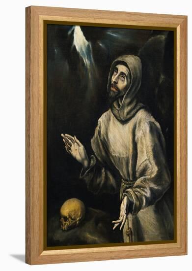 St. Francis Receiving the Stigmata-El Greco-Framed Premier Image Canvas