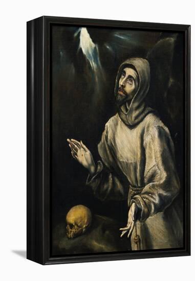 St. Francis Receiving the Stigmata-El Greco-Framed Premier Image Canvas