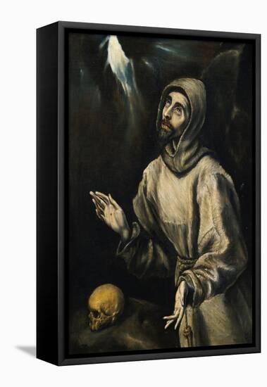 St. Francis Receiving the Stigmata-El Greco-Framed Premier Image Canvas