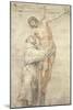 St. Francis Rejecting the World and Embracing Christ-Bartolome Esteban Murillo-Mounted Giclee Print