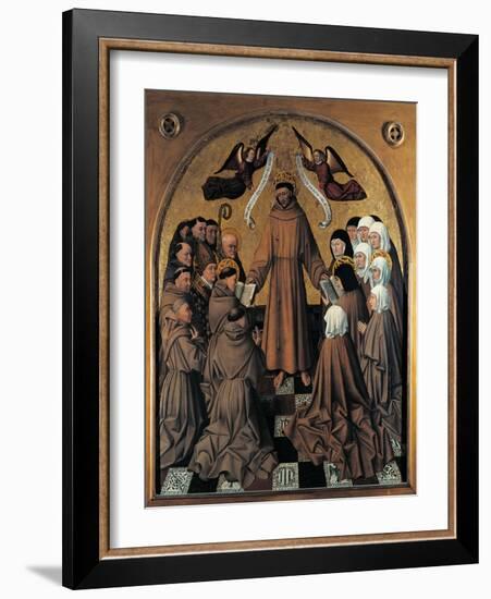 St Francis Submits the Rule To the Franciscan Orders-Colantonio-Framed Giclee Print